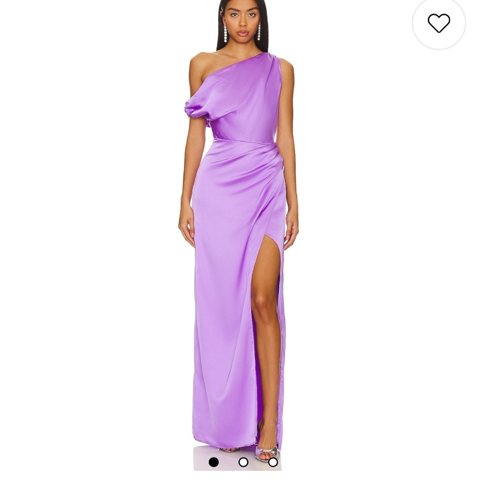 NYT Show Me Your MuMu One Shoulder Purple Dress